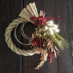 大人色のシックなリース（30㎝）【Creema限定】 リース maison.masami