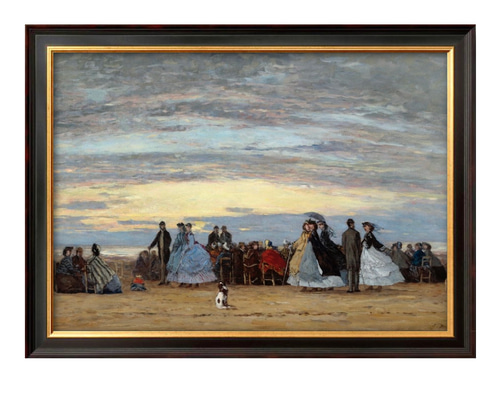 ルイ＝ウジェーヌ・ブーダン【アブヴィルの運河】、希少な画集画