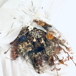 ivorynoon ドライフラワー　ブーケ　花束　ナチュラル　廃物利用 5枚目の画像