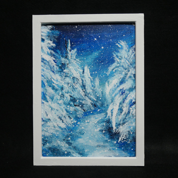 油絵 油彩 油彩画 絵画 【冬景色】 絵画 HR 通販 17039803
