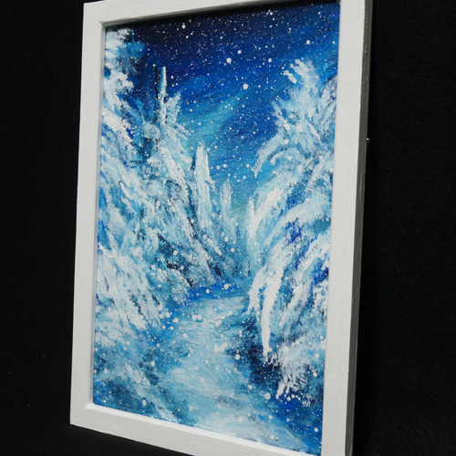 油絵 油彩 油彩画 絵画 【冬景色】 絵画 HR 通販 17039803