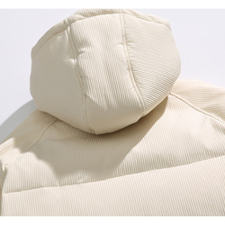 秋冬新品 ショートダウンジャケット メンズ フード付き ユニセックス 厚手暖かいカップルコート レディース 19枚目の画像