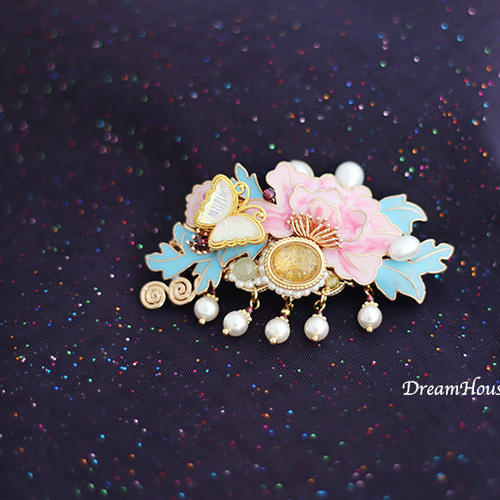 あきさん専用♡天然石バレッタ lavender