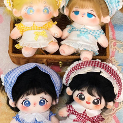 3点セット ミニ洋服 20cm 着せ替えぬいぐる服 ピンクぬいぐるみ