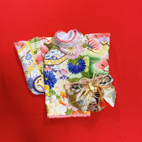 即納✨犬の着物✨犬用本格振袖着物 S 抹茶色 正絹金彩入り 即納✨犬の着物✨犬用本格振袖着物 S 抹茶色 正絹金彩