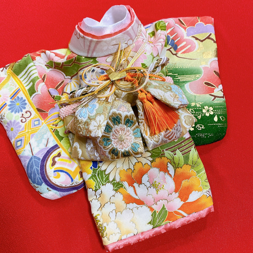 即日発送】ゾルガデッキ犬の着物✨犬用本格振袖着物 S 金彩入り