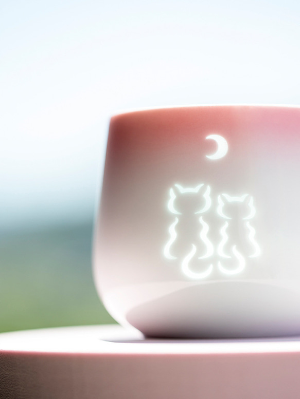 【Creema限定】透明絵夢 - マグカップ 猫シリーズ　贈り物　記念日　新生活　伝統工芸　プレゼント　送料無料 12枚目の画像