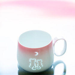 【Creema限定】透明絵夢 - マグカップ 猫シリーズ　贈り物　記念日　新生活　伝統工芸　プレゼント　送料無料 8枚目の画像