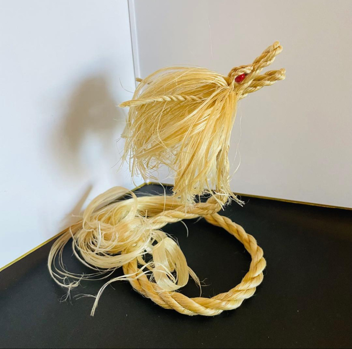 精麻しめ縄リース「龍」 精麻しめ縄リース「龍」
