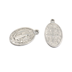 訂製商品 [10 件] 不鏽鋼中世紀硬幣吊飾 ess49 第3張的照片