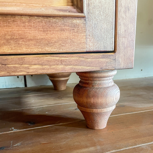 おしゃれ かわいい フランスアンティークテレビボード（ブラウン