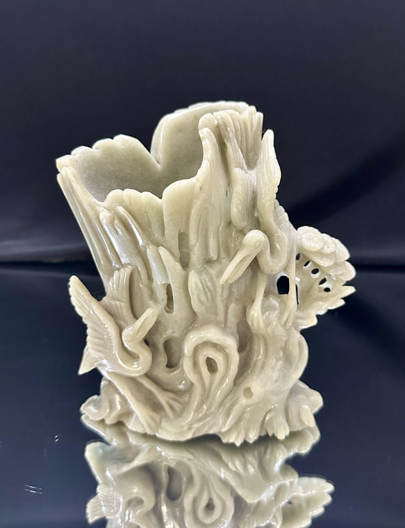 新年祝no.15松鶴延年筆立て