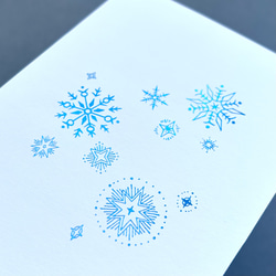 箔転写シール ✴︎星々と雪✴︎ 2枚目の画像
