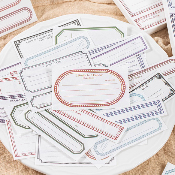 P105】コラージュ 素材 紙ものセット 海外 シート シンプル 素材紙 紙