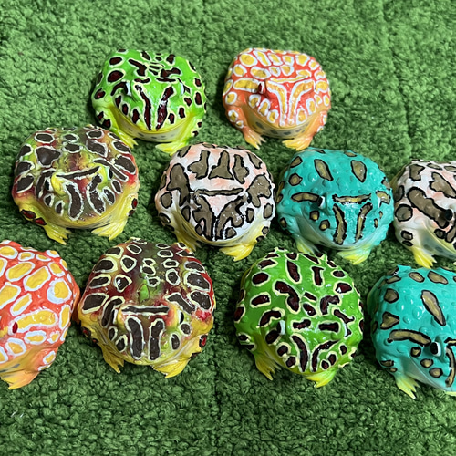 ツノガエル フィギュア その他置物 reptiles kotori 通販