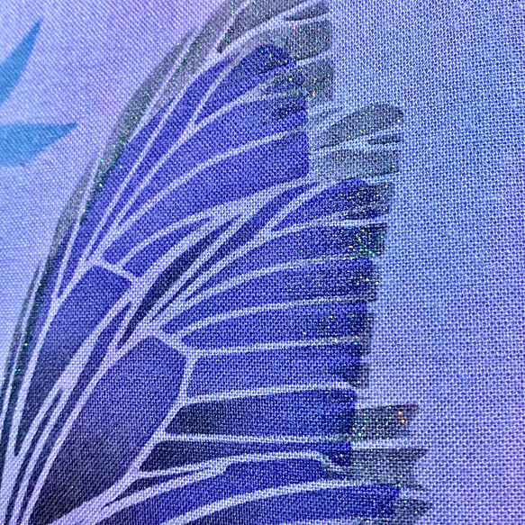 母の日ギフト　型染め 和柄 手染め 文庫 ブックカバー（蝶） 7枚目の画像