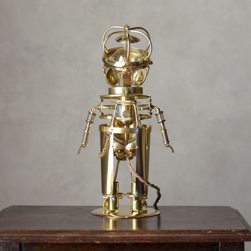 真鍮の人形スタンドライト 立体・オブジェ DOURAKU（ドウラク） 通販