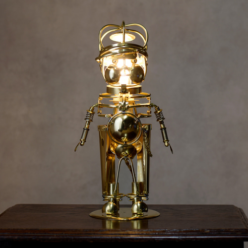 真鍮の人形スタンドライト 立体・オブジェ DOURAKU（ドウラク） 通販