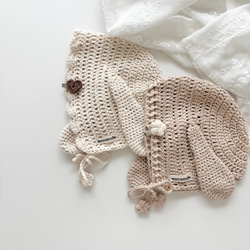 ボンネット【たれみみうさぎ】 帽子(ベビー・キッズ) mana 通販