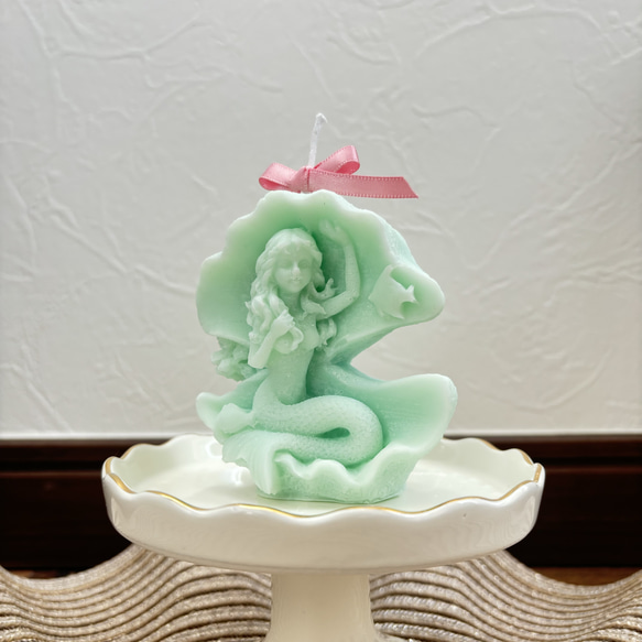 Mermaid shell Candle 3枚目の画像