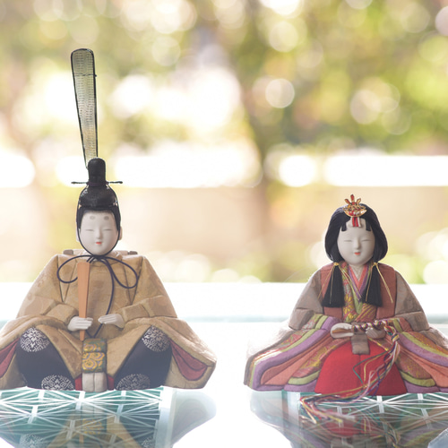 雛人形 【瑞寿雛】 紅白梅貝合わせ付き ひな人形・雛飾り 有松人形工房