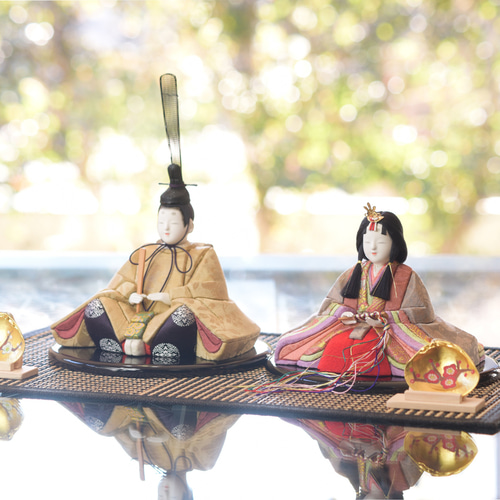 雛人形 【瑞寿雛】 紅白梅貝合わせ付き ひな人形・雛飾り 有松人形工房