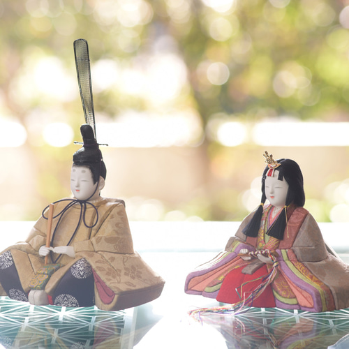 雛人形 【瑞寿雛】 紅白梅貝合わせ付き ひな人形・雛飾り 有松人形工房