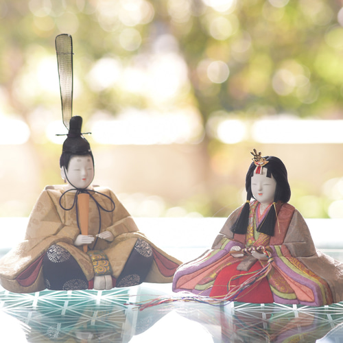 雛人形 【瑞寿雛】 紅白梅貝合わせ付き ひな人形・雛飾り 有松人形工房