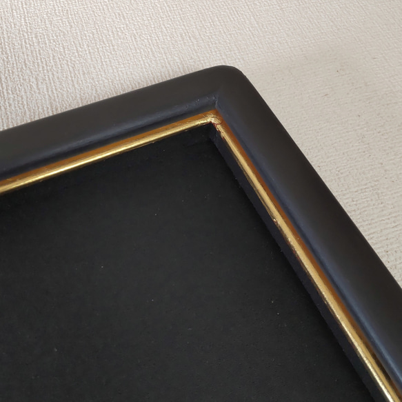 [Atelier Yamashima獨家頁面]天然木漆安裝霧面盒形相框2件套 第2張的照片