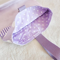 帆布扇貝鞋盒紫色贊麥尺寸可換 第3張的照片