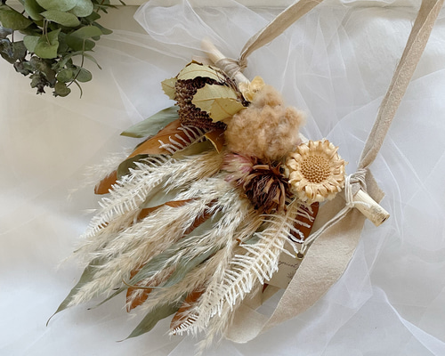 ♫送料込み♬ドライフラワータペストリー ドライフラワー
