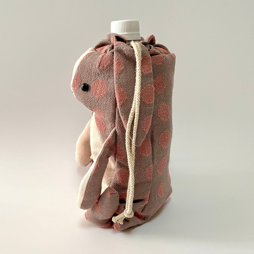 ᐢ. ̫.ᐢ₎ うさぎ巾着❤︎ペットボトルケース ペットボトルカバー 小物