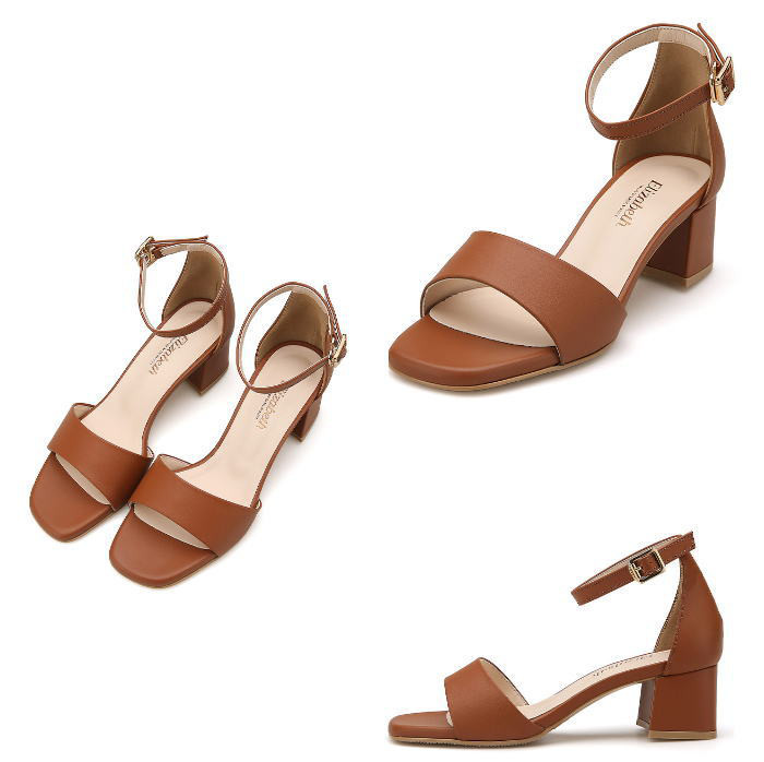 アンクルストラップレザーサンダル (neb)  本革サンダル オーダーシューズ 小さいサイズ 大きいサイズ 20,434円