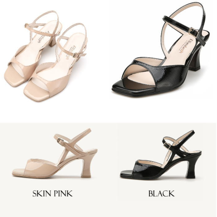 アンクルストラップレザーサンダル (neb)  本革サンダル オーダーシューズ 小さいサイズ 大きいサイズ