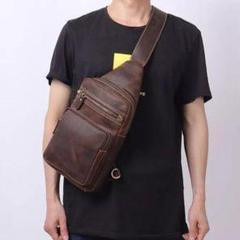 Fujimond本革ボディバッグショルダーバッグノクティスグランデ厚手