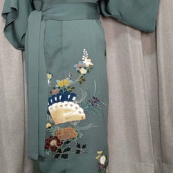 ボレロ付きロングスカートドレス"月Moon"世界に1つの着物服 8枚目の画像