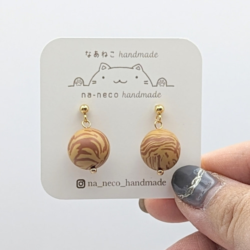 茶トラ猫ピアス 002 | nekodaisuki 7