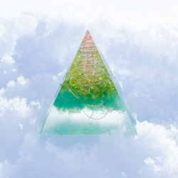 期間限定】《アクアマリン＆ターコイズ＆ラピスラズリ②》六角錐型