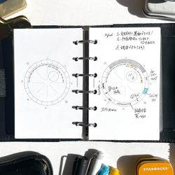 【M6サイズ】 デイリー24hサークル 1P　システム手帳リフィル　 9枚目の画像