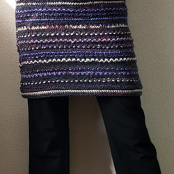 SALE(送無)ニットオーバースカート 2枚目の画像