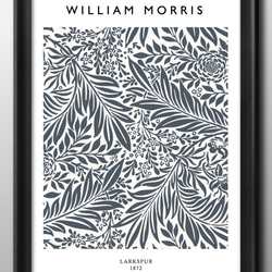 14446■アートポスター　絵画　A3サイズ『ウィリアム・モリス』イラスト　デザイン　上級マット紙　北欧 1枚目の画像