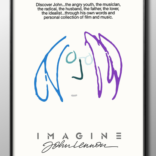 ジョン・レノン ミュージアム imagine ポスター Imagine movie poster (b) : 11 x 17 inches : John Lennon | eBay
