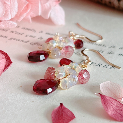 【もっちゃんおまとめ3点】【0403】ピアス プレシャスオパール もっちゃんおまとめ3点】【0403】ピアス プレシャスオパール