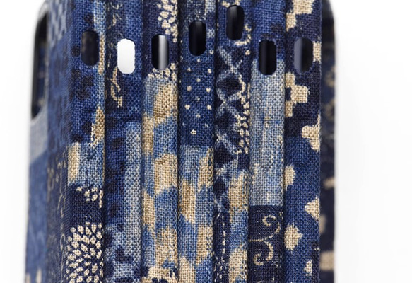 iPhoneケース  スマホケース iPhone15 14 13 12 全機種対応 古代の藍染め 草木染め 高級天然素材 11枚目の画像