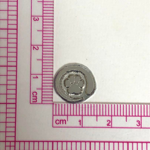 和風肉球】亜鉛版刻印 活版 レザークラフト ハンドメイド 箔押し 革