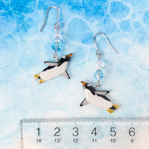 スワロフスキー 母子ペンギン SWAROVSKI スワロフスキー ペンギン ママ 動物 親子 SCS会員限定