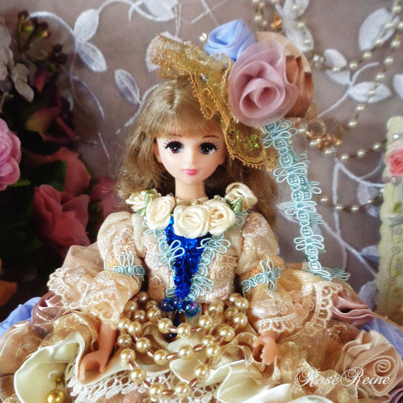エリザベス王妃 薔薇のほほえみ ミステリアスボリュームフリルドールドレス豪華4点セット 2枚目の画像