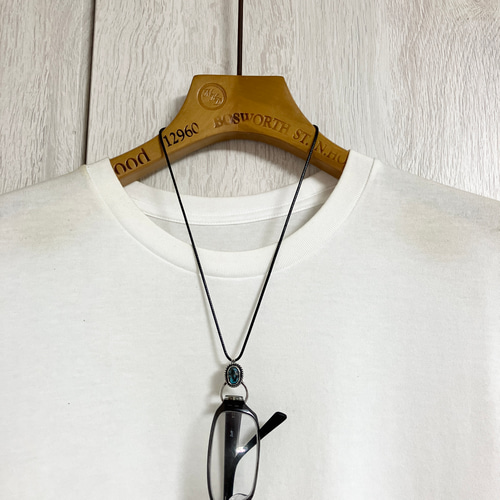 キングマン ターコイズ 眼鏡 サングラスホルダー シルバー ネックレス