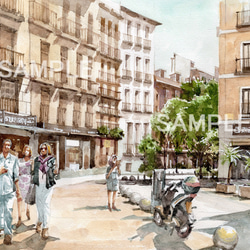 直接買付 アクリル 印象派 バルセロナ 海景 アート スペイン　バルセロナ 5f5354f4f4e3e58205fd7159f96566