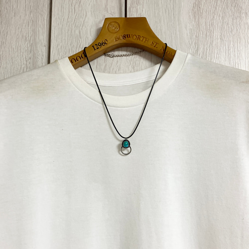 キングマン　ターコイズ　サングラスホルダー　ネックレス　#インディアンジュエリー キングマン ターコイズ サングラスホルダー ネックレス